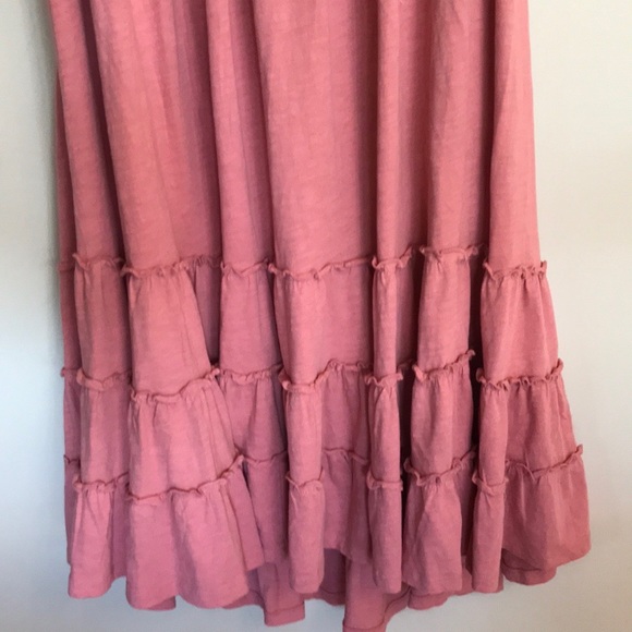 Lucky Boho Knit Maxi Dress - Rose Mauve Color - Picture 8 of 15